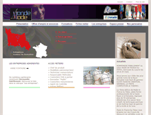 Tablet Screenshot of normandie-habillement.com